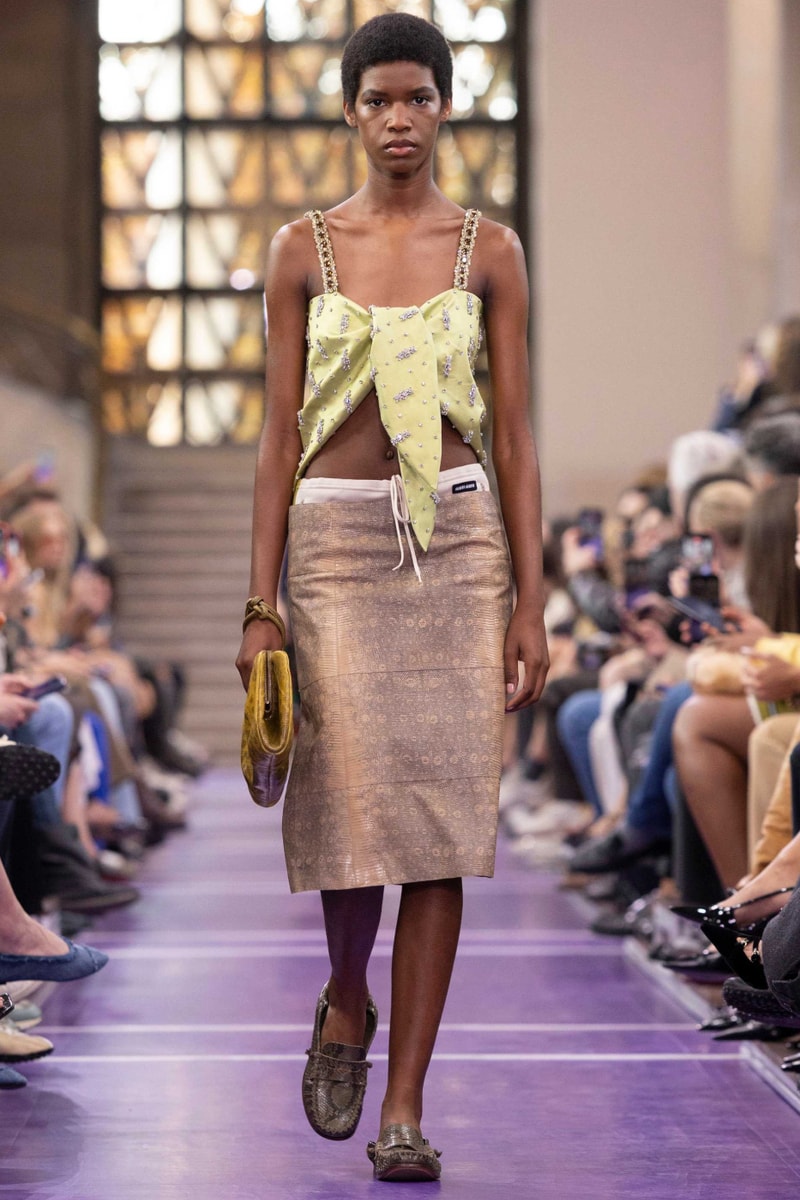 Miu Miu Miuccia Prada Spring/Summer 2027 “Here and Now” Paris Fashion Week Runway Collection New Balance RC150 Wrangler Collaborations Alice Diop