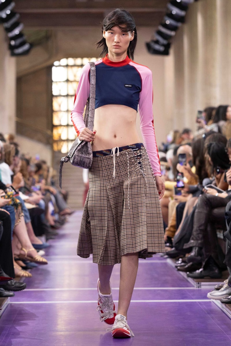 Miu Miu Miuccia Prada Spring/Summer 2027 “Here and Now” Paris Fashion Week Runway Collection New Balance RC150 Wrangler Collaborations Alice Diop