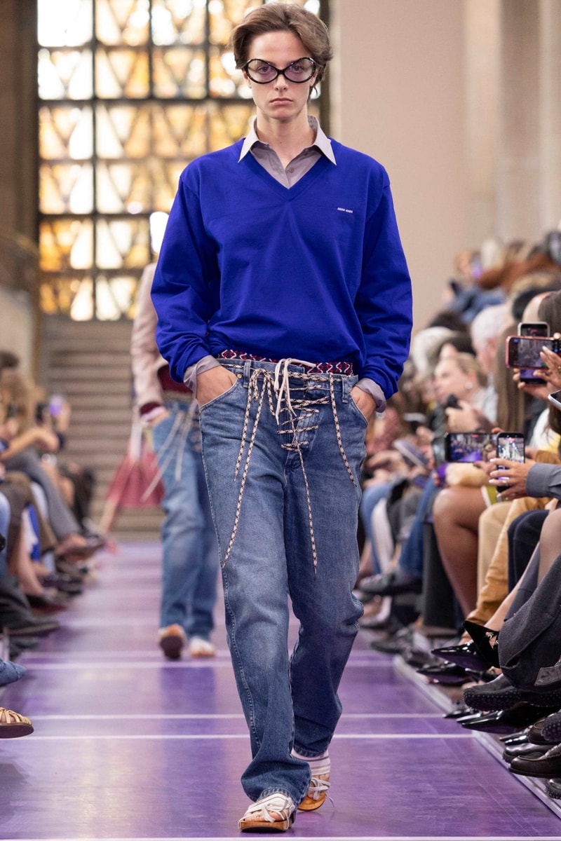 Miu Miu Miuccia Prada Spring/Summer 2027 “Here and Now” Paris Fashion Week Runway Collection New Balance RC150 Wrangler Collaborations Alice Diop