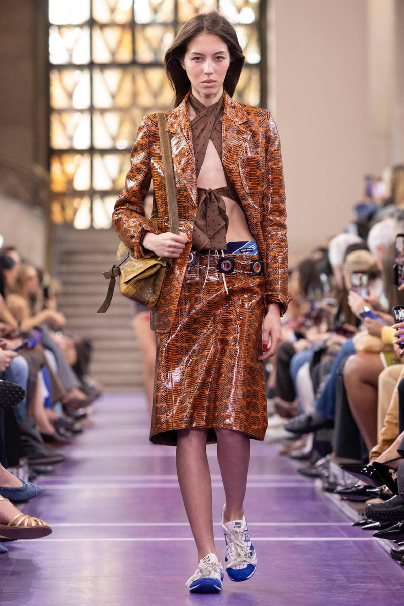 Miu Miu Miuccia Prada Spring/Summer 2027 “Here and Now” Paris Fashion Week Runway Collection New Balance RC150 Wrangler Collaborations Alice Diop
