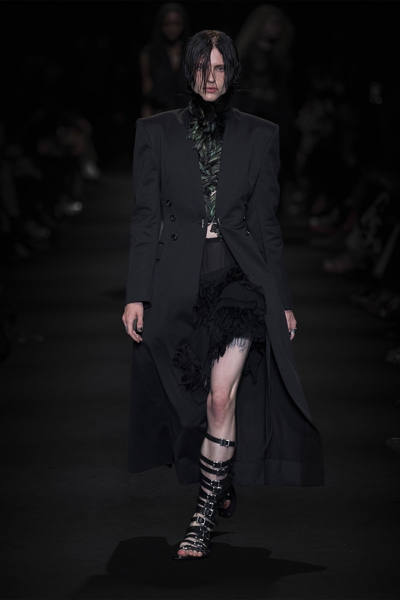 Ann Demeulemeester Spring/Summer 2027 “LONESOME HEAVEN” Collection Runway Paris Fashion Week Stefano Gallici