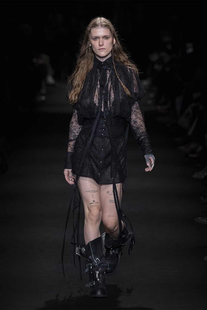 Ann Demeulemeester Spring/Summer 2027 “LONESOME HEAVEN” Collection Runway Paris Fashion Week Stefano Gallici