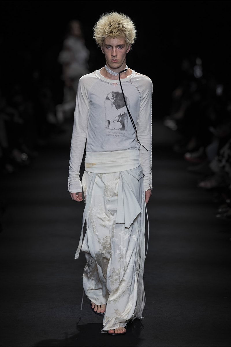 Ann Demeulemeester Spring/Summer 2027 “LONESOME HEAVEN” Collection Runway Paris Fashion Week Stefano Gallici