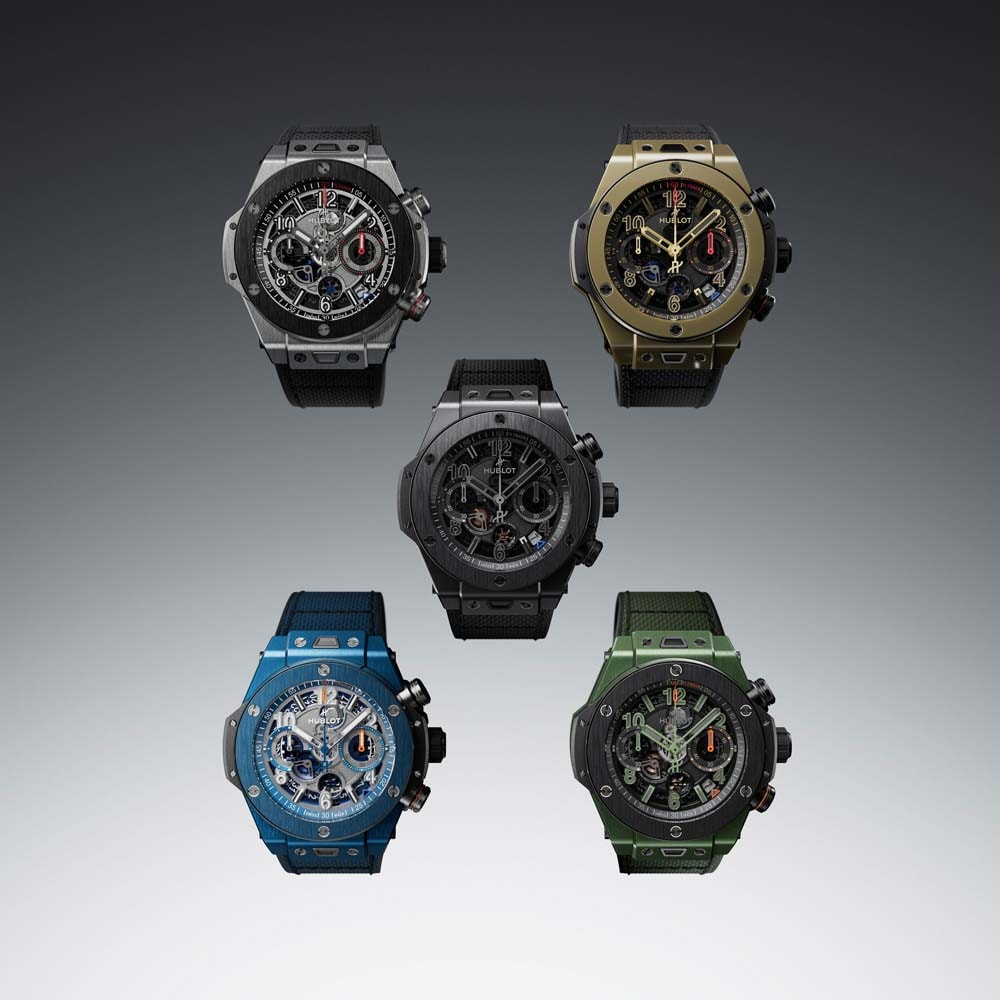Hublot with Patrick Mahomes and the Big Bang Reloaded Magic Gold