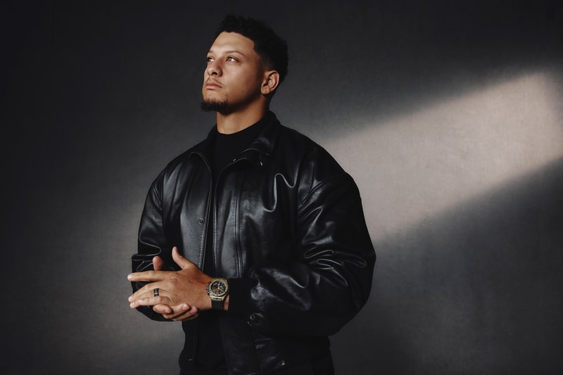 Hublot with Patrick Mahomes and the Big Bang Reloaded Magic Gold