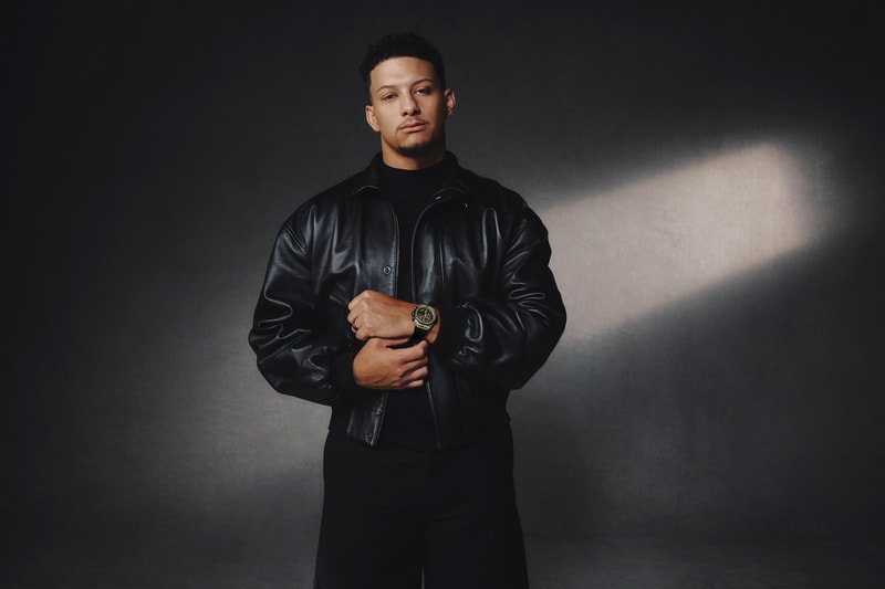 Hublot with Patrick Mahomes and the Big Bang Reloaded Magic Gold