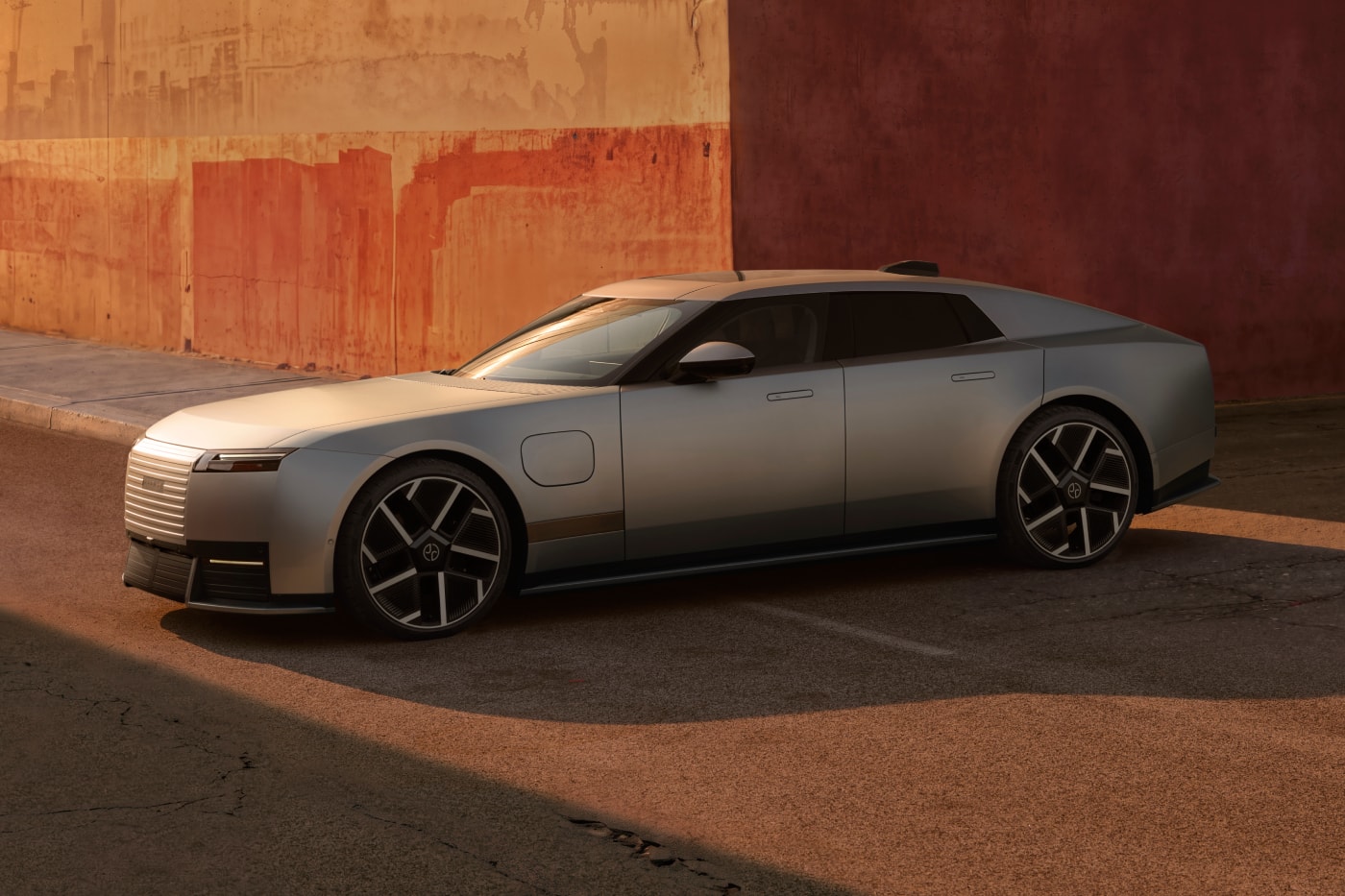 Jaguar Type 01 electric luxury sedan fastback rear design