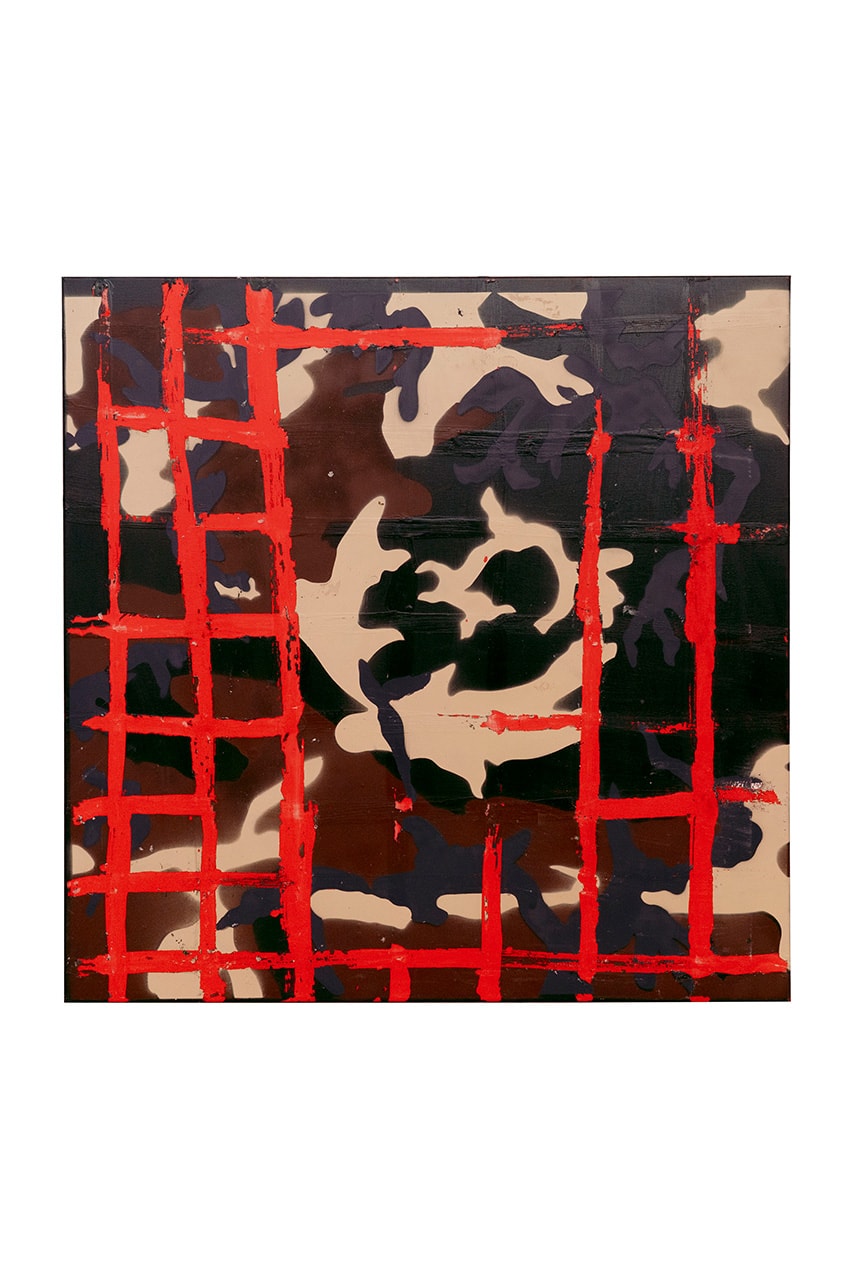Exhibition, Soldier, Gallery, London, Art, Paintings, Camouflage, Lagos, Artist, Streetwear, Hypebeast, Hypeart, Camo, Canvas