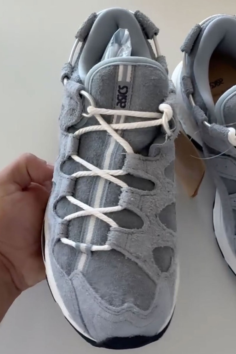 KITH Unites Giorgio Armani and ASICS for a Tri-Branded GEL-Mai 0.1 dream of the dune first look new colorway 