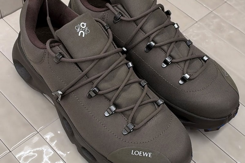 Loewe x On Cloudsolo Hiker First Look Release Info $850 usd upgrade black brown