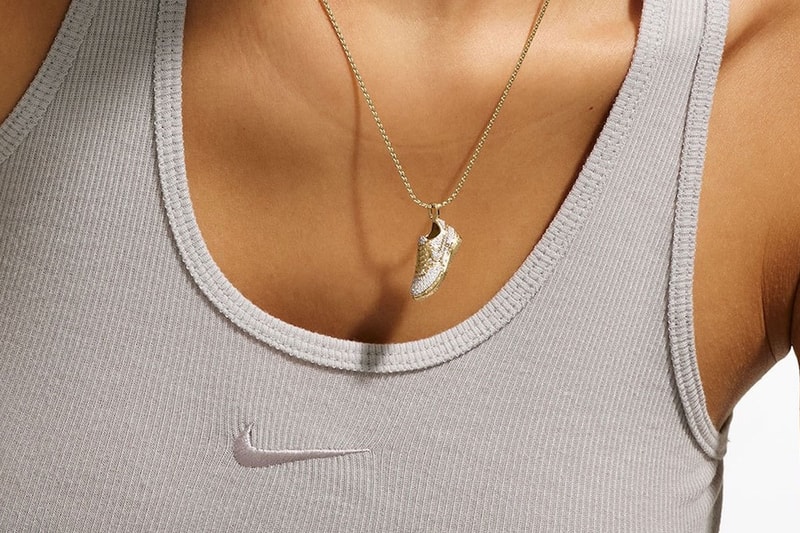 Nike Expands Jewelry Collection With $5,750 Air Force 1 Pendant and Iced-Out Swoosh Necklaces