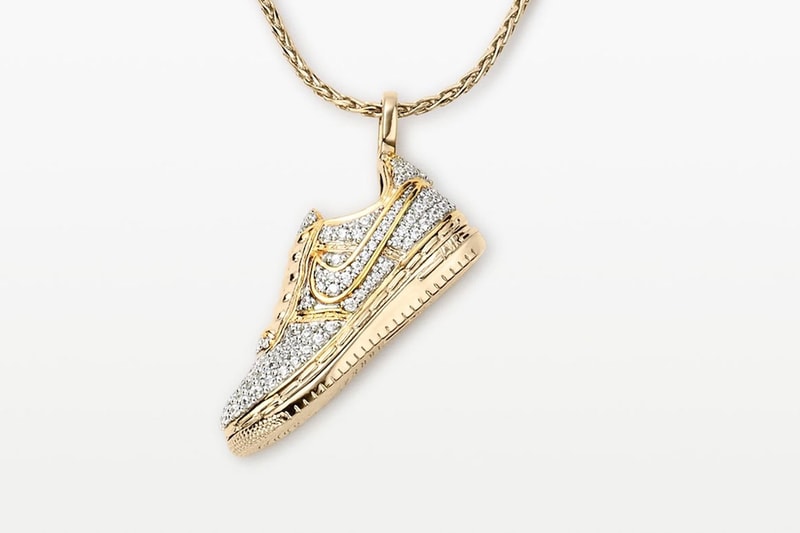 Nike Expands Jewelry Collection With $5,750 Air Force 1 Pendant and Iced-Out Swoosh Necklaces