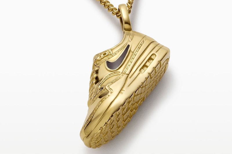 Nike Expands Jewelry Collection With $5,750 Air Force 1 Pendant and Iced-Out Swoosh Necklaces