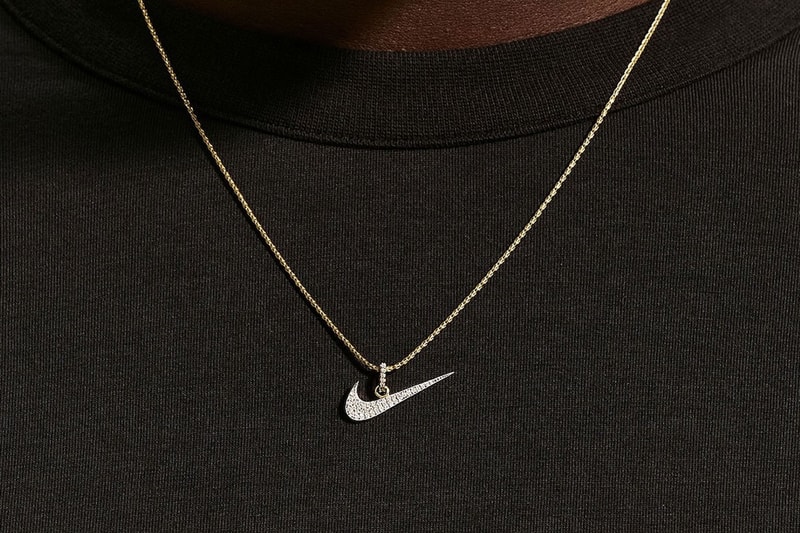 Nike Expands Jewelry Collection With $5,750 Air Force 1 Pendant and Iced-Out Swoosh Necklaces