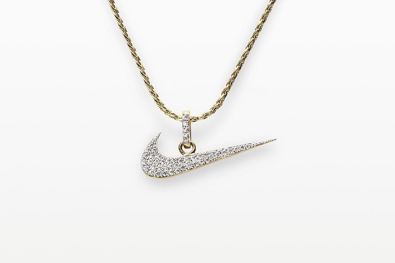Nike Expands Jewelry Collection With $5,750 Air Force 1 Pendant and Iced-Out Swoosh Necklaces