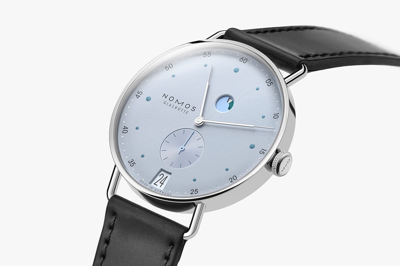 NOMOS Metro Date Power Reserve & Metro neomatik 41 Ice Blue Release Info Mark Braun