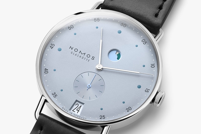 NOMOS Metro Date Power Reserve & Metro neomatik 41 Ice Blue Release Info Mark Braun
