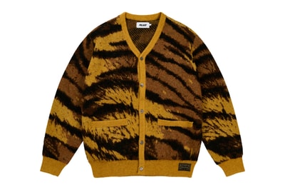 Hairy Tiger Knit — Orange