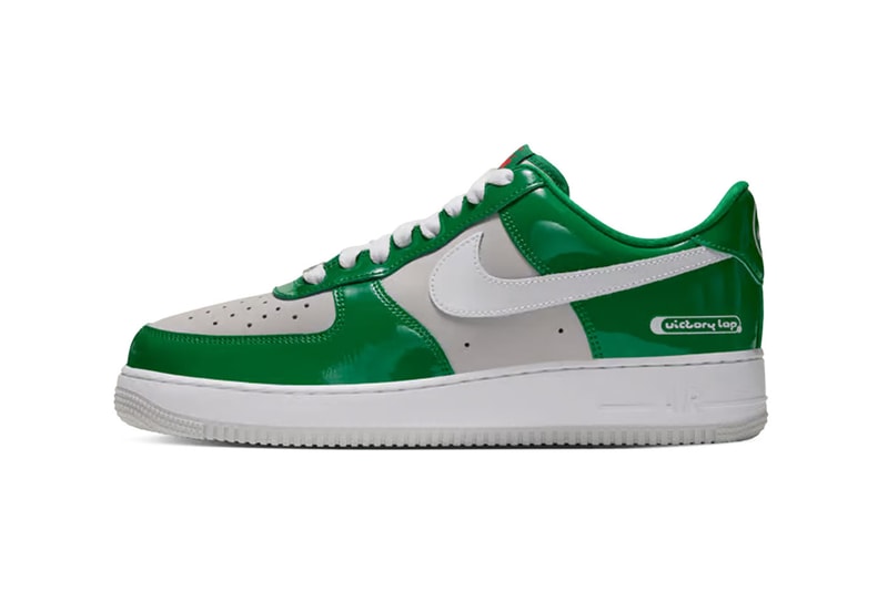 Victory Lap Radio x Nike Air Force 1 Low "Pine Green" Release Info First Look Pine Green/Light Crimson-Grey Fog-White