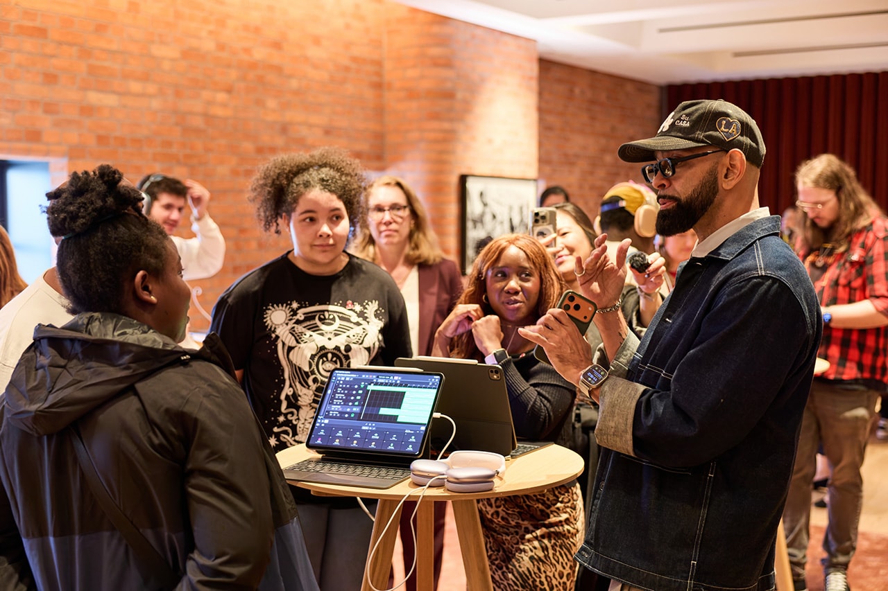 apple apple music venue hall king's trust king charles london battersea uk sky newman Battersea Power Station Nectar Woode Elton John workshop intimate meeting hypebeast exclusive video 