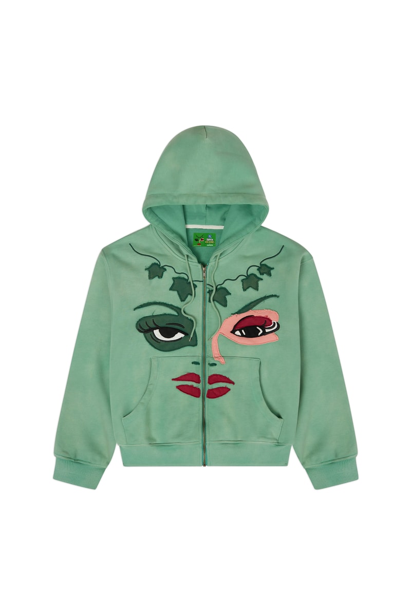 KidSuper garments showing hand-drawn DC Comics Super-Villains artwork.