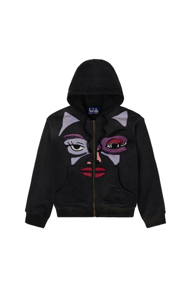 KidSuper garments showing hand-drawn DC Comics Super-Villains artwork.