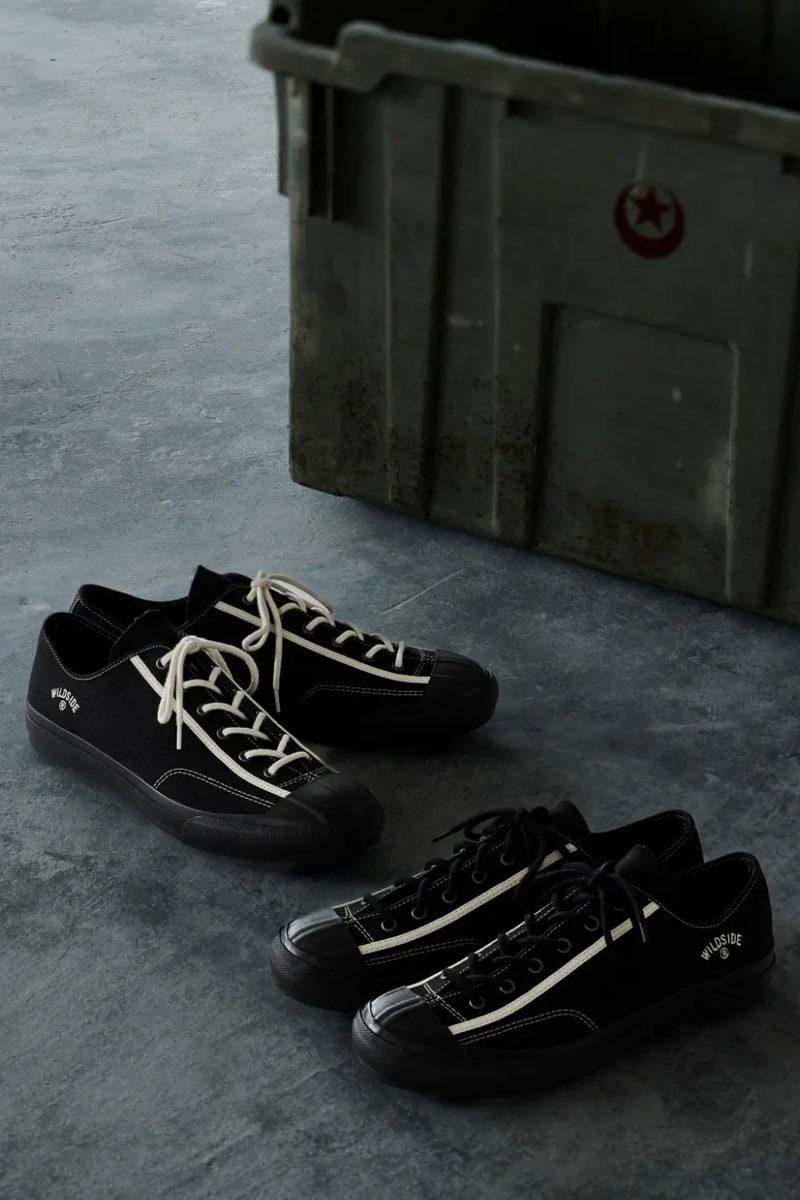 WILDSIDE Yohji Yamamoto MOONSTAR GYM CLASSIC Cotton Canvas Sneakers Collaboration Release Info