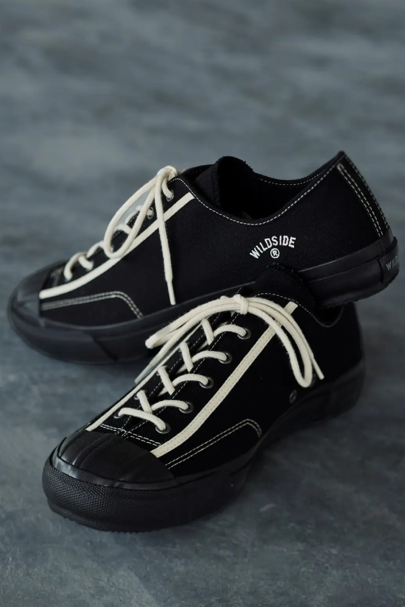 WILDSIDE Yohji Yamamoto MOONSTAR GYM CLASSIC Cotton Canvas Sneakers Collaboration Release Info