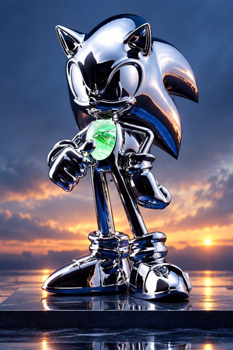 Sonic celebra 35 años con una figura de lujo que cuesta más de 20 mil dólares