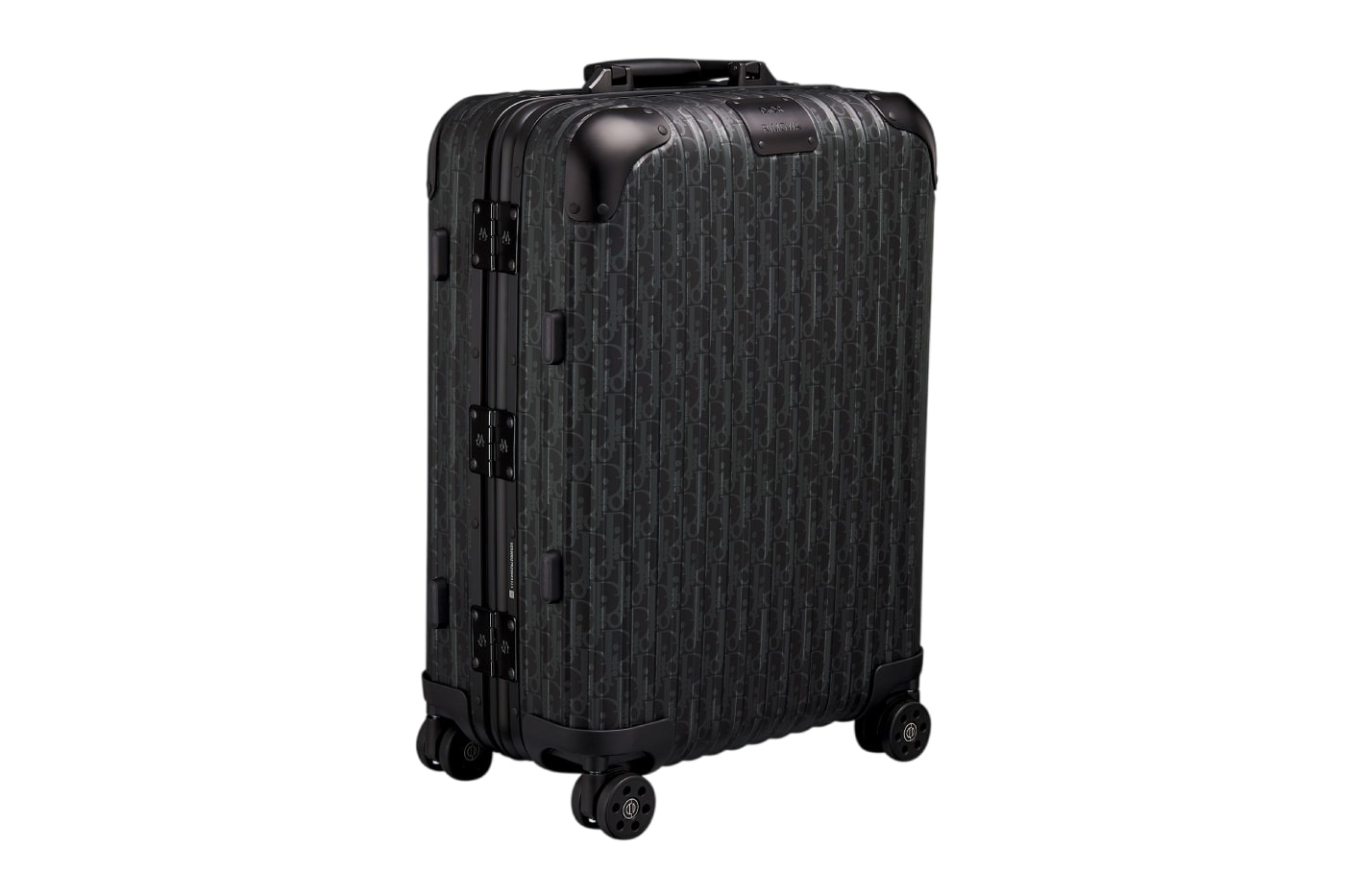 Dior RIMOWA Gradient Blue Black Oblique Aluminum Suitcase carry on Release Info