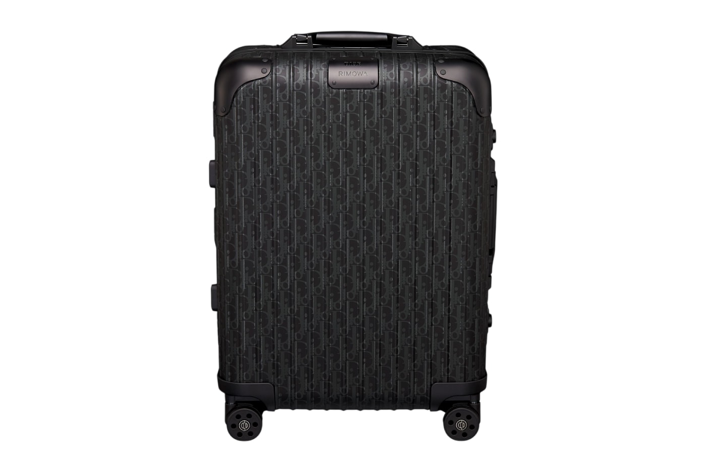 Dior RIMOWA Gradient Blue Black Oblique Aluminum Suitcase carry on Release Info