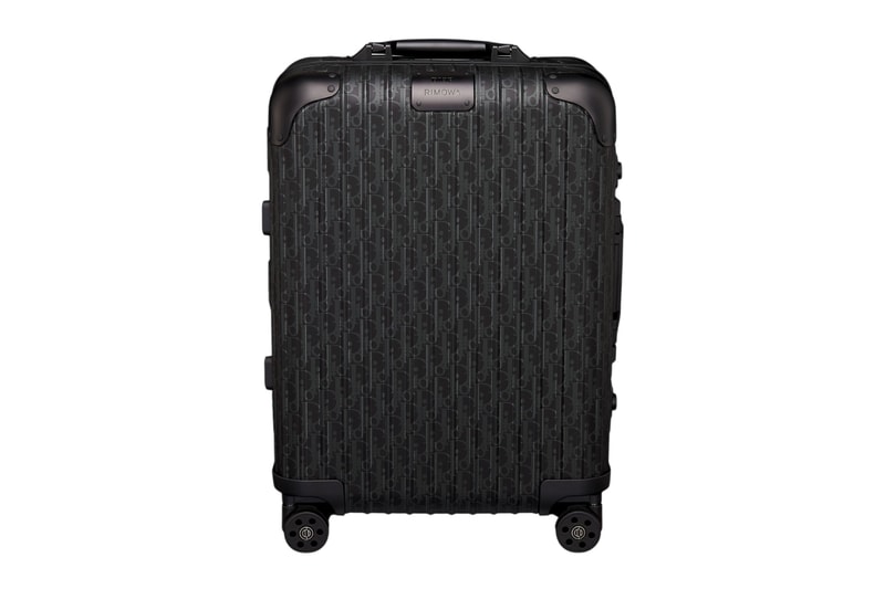Dior RIMOWA Gradient Blue Black Oblique Aluminum Suitcase carry on Release Info