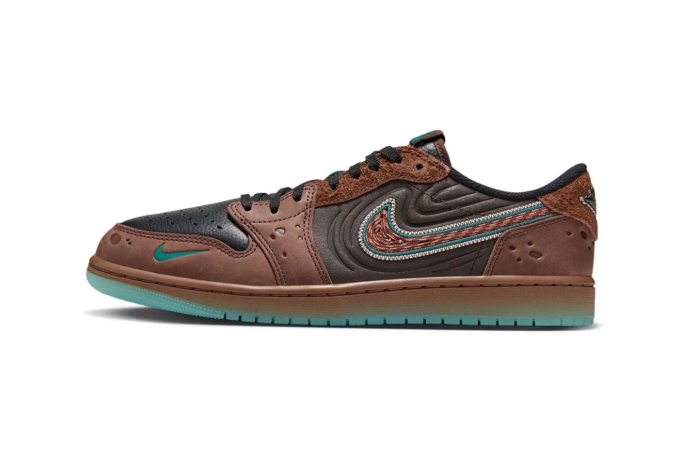 Air Jordan 1 Low OG "Día de Muertos" Release Info Somos Historias IZ4686-216 Light Chocolate/Velvet Brown-Black-Fresh Water
