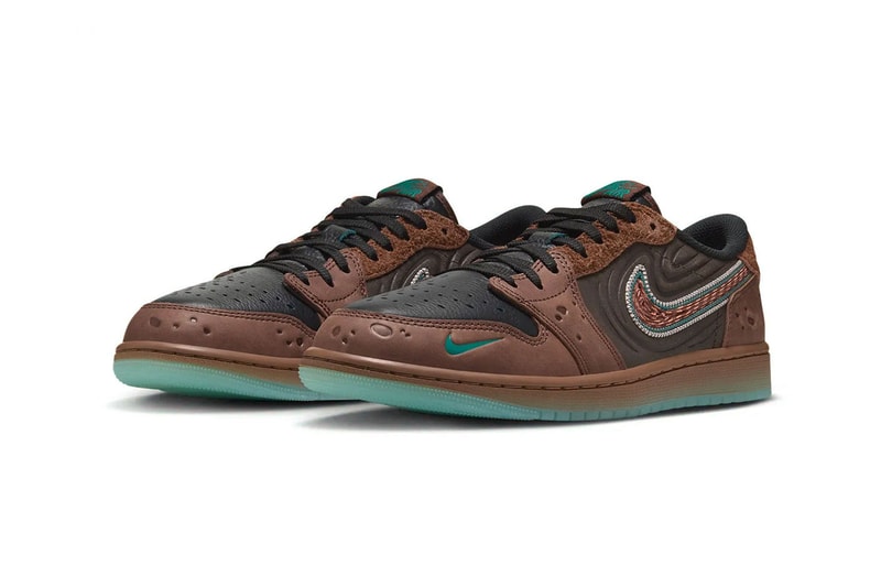 Air Jordan 1 Low OG "Día de Muertos" Release Info Somos Historias IZ4686-216 Light Chocolate/Velvet Brown-Black-Fresh Water
