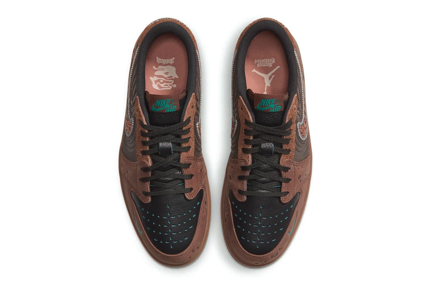 Air Jordan 1 Low OG "Día de Muertos" Release Info Somos Historias IZ4686-216 Light Chocolate/Velvet Brown-Black-Fresh Water