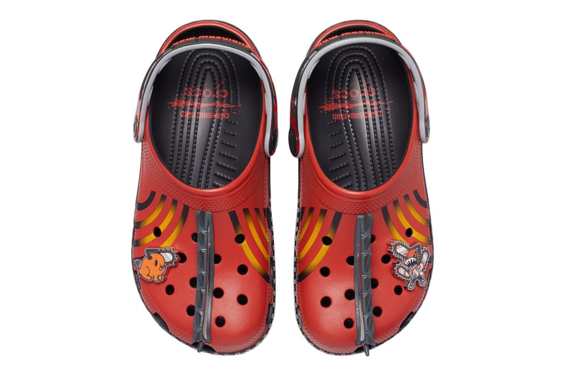 Chainsaw Man Crocs Classic Clog Collection “Chainsaw Man” 213925-90H “Power” 213926-90H “Pochita” 213928-90H Characters 213927-90H Release Info