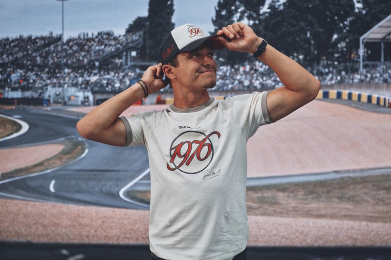 mclaren racing puma motorsport james hunt formula 1 racing driver style effortless jacket t-shirts speedcats team mclaren sneakers capsule limited edition