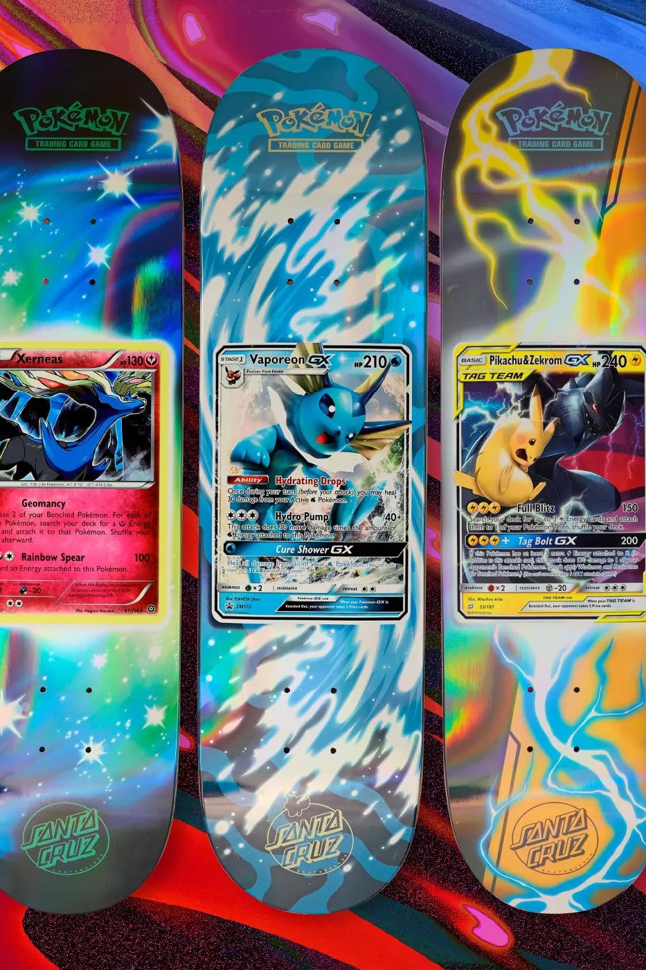 Pokémon and Santa Cruz Announce 30th Anniversary Blind-Bag Skateboard Collection