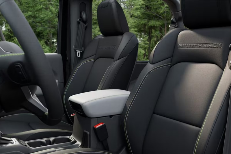 2027 Jeep Wrangler Switchback featuring Sting-Gray bodywork with Gloss Black doors