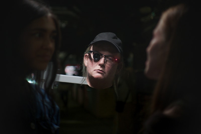 Even Realities human surveillance sculptures installation london berwick street will harvey camera glasses public ban laws watchers film cctv heads