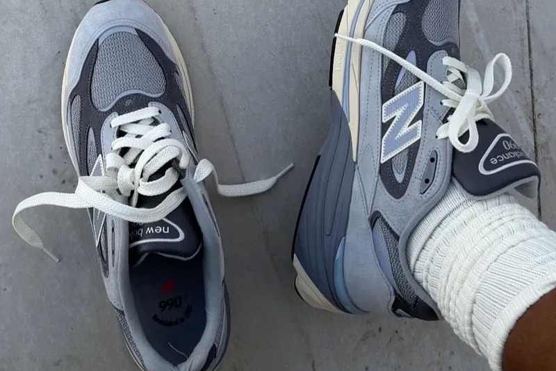 Joe Freshgoods Teases Closer Look at the New Balance 990v7 rosalia billboard