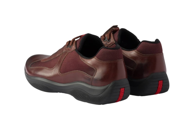 Prada America’s Cup Sneaker Teak/Blue Cacao/Bordeaux Release Info
