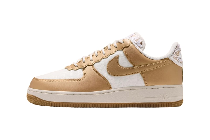 Nike Air Force 1 Low Lace Metallic Gold IX7038-121 Official Images