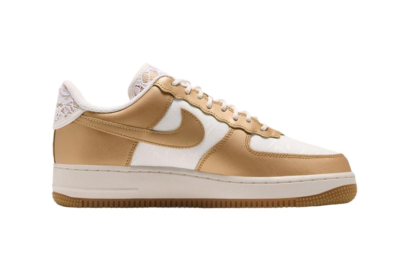 Nike Air Force 1 Low Lace Metallic Gold IX7038-121 Official Images