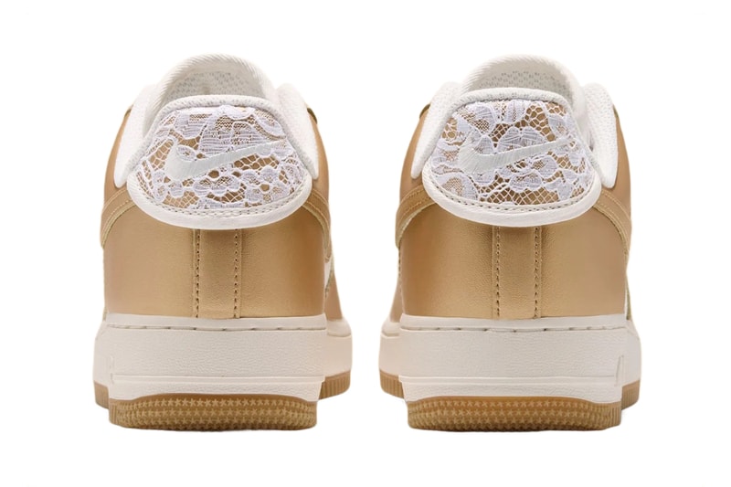 Nike Air Force 1 Low Lace Metallic Gold IX7038-121 Official Images