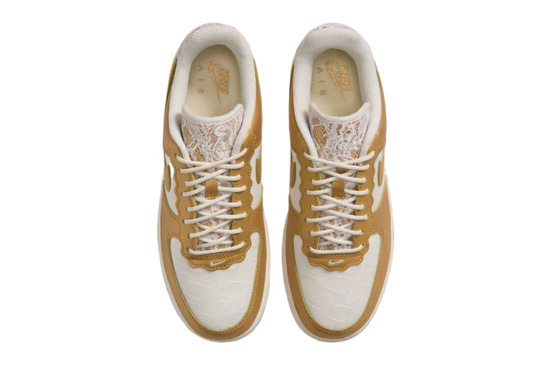 Nike Air Force 1 Low Lace Metallic Gold IX7038-121 Official Images