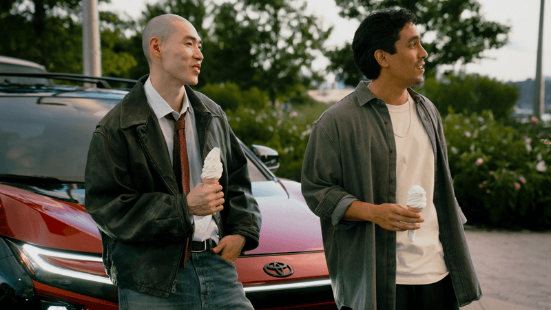 Photographer Megan Collante and the Toyota bZ NYC Shoot Asians Painting Tradition ice cream