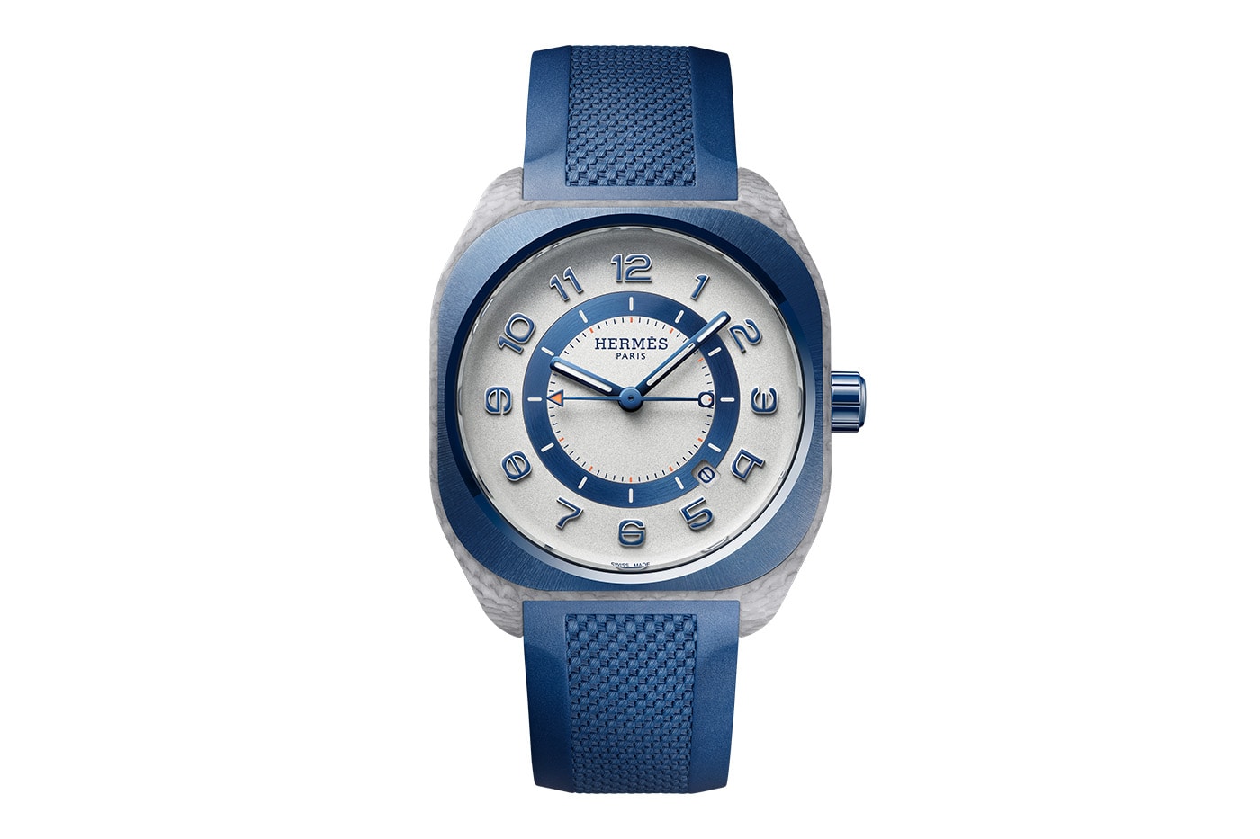 Hermès H08 Bleu de Malte & Blanc Chantilly Editions Manufacture H1837 Movement Release Info