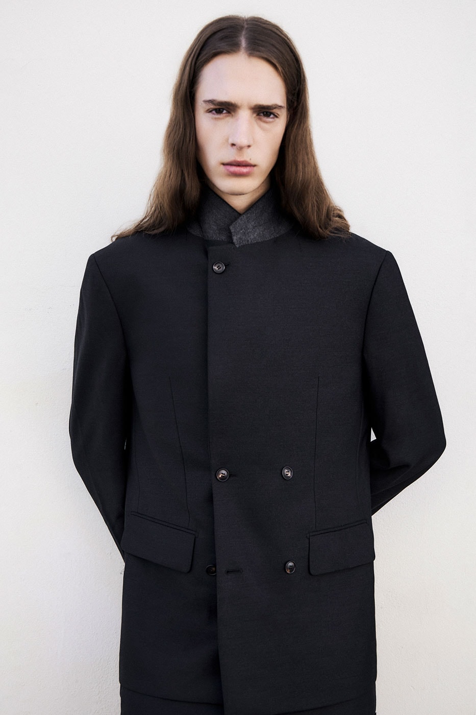JiyongKim and LANSMERE Merge Avant-Garde Pattern Cutting With Heritage Tailoring collection release info lookbooks Ermenegildo Zegna Fabrics