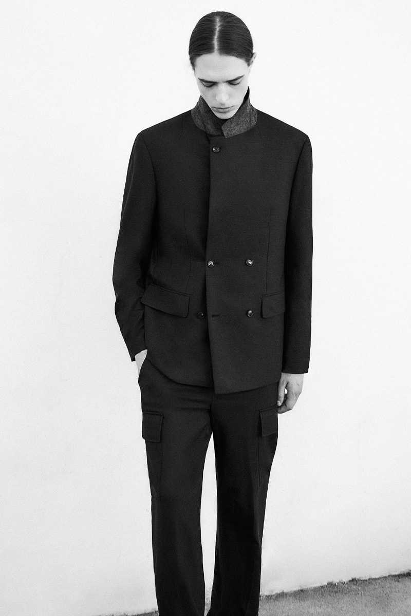 JiyongKim and LANSMERE Merge Avant-Garde Pattern Cutting With Heritage Tailoring collection release info lookbooks Ermenegildo Zegna Fabrics